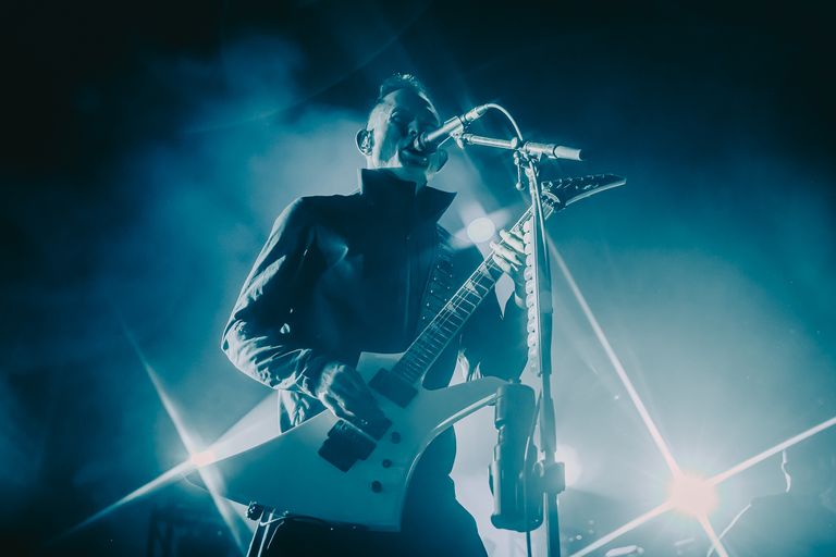 Trivium performing live at AEC Theatre in Adelaide
